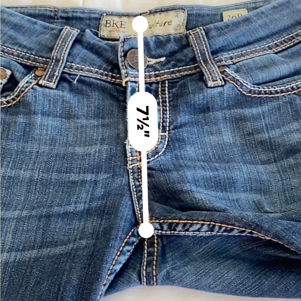 BKE Culture Distressed Jeans Size 26 - Picture 7 of 10